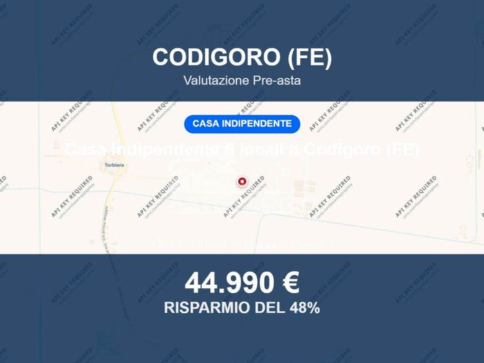 Casa con 6 locali in vendita in Via Felice Cavallotti, Centro, Codigoro