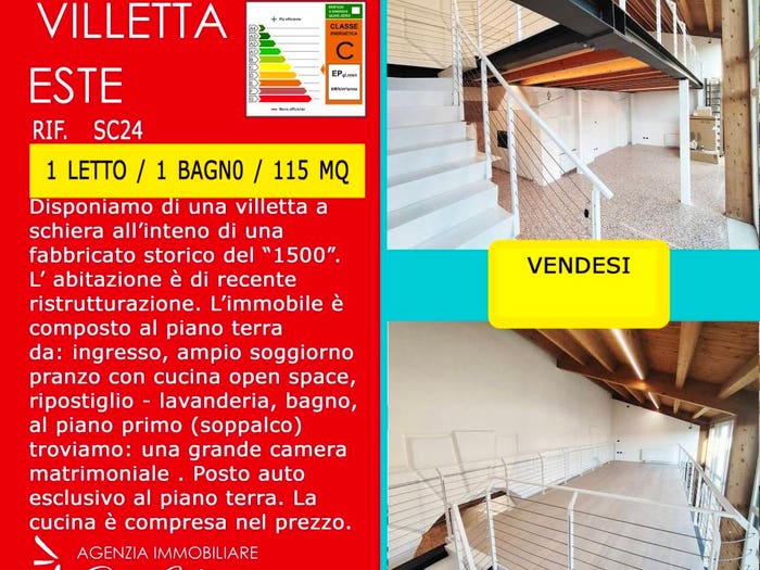 Appartamento trilocale in vendita in Via Molini, Semicentro, Este