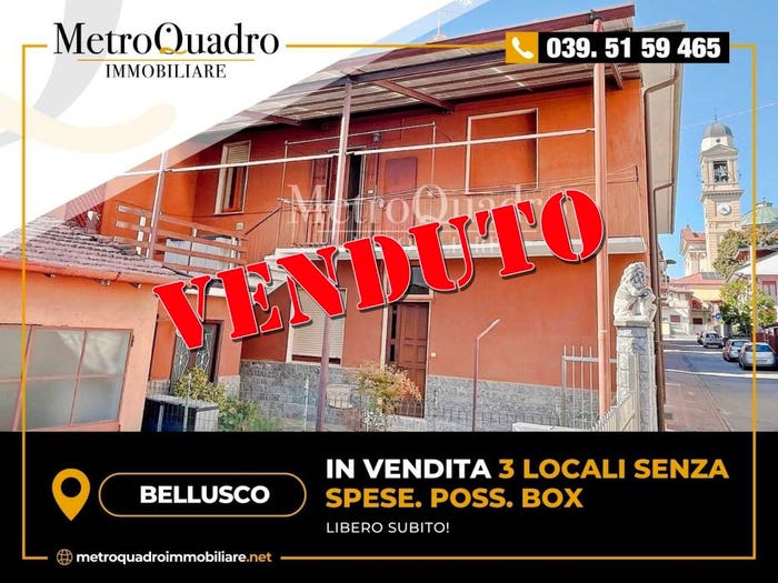 Appartamento trilocale in vendita in Via Santa Giustina, Centro, Bellusco