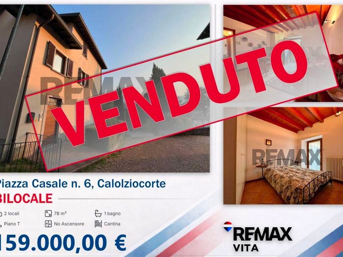 Appartamento bilocale in vendita in Piazza Casale, Centro, Calolziocorte