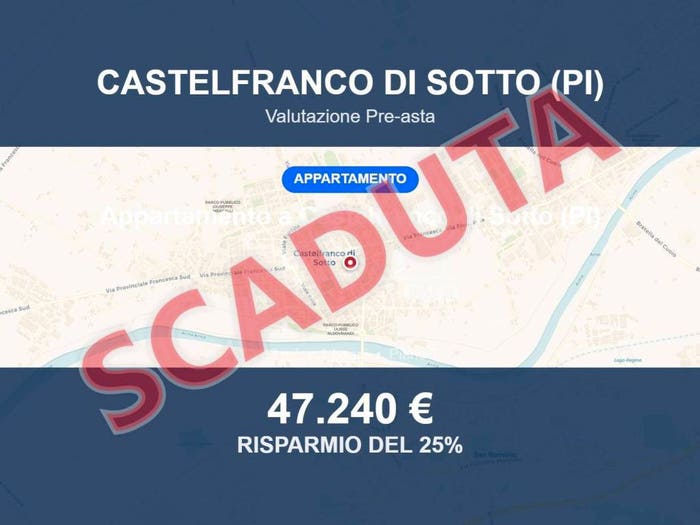 Appartamento bilocale in vendita in Via dei Mille, Centro, Castelfranco di Sotto
