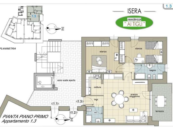 Casa trilocale in vendita in Isera