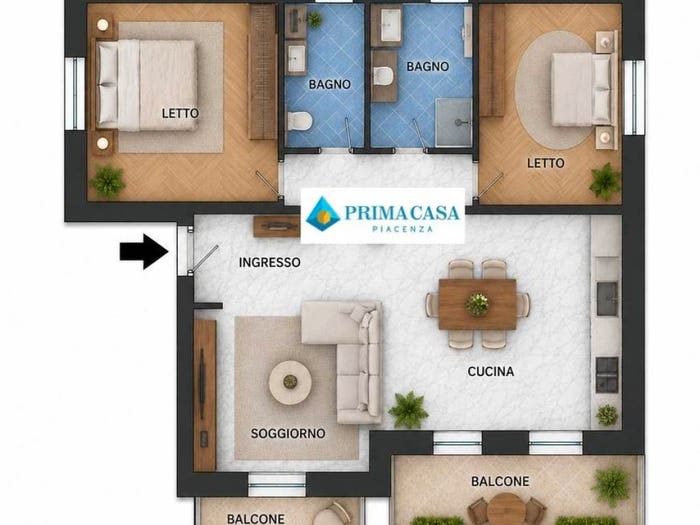 Casa in vendita in Verza, Piacenza