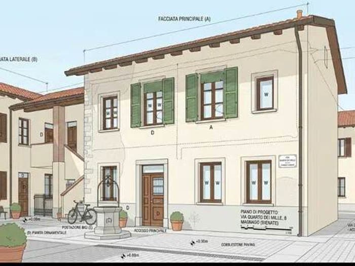Appartamento trilocale in vendita in Via Quarto Dei Mille, Centro, Magnago