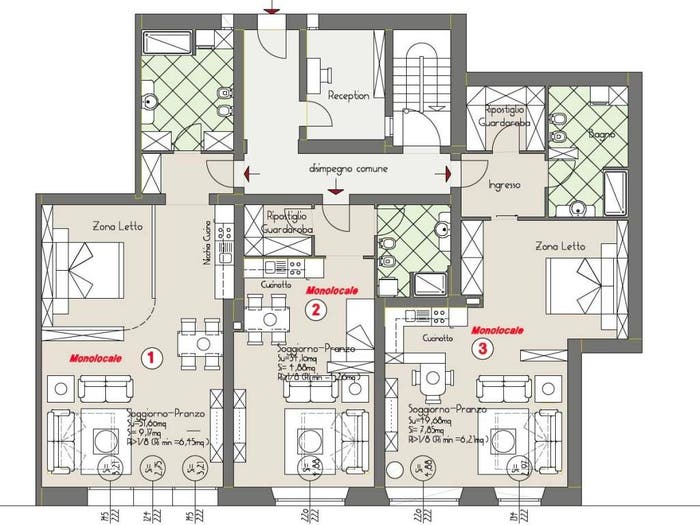 Appartamento con 6 locali in vendita in Borgo Santa Brigida, Centro Storico, Parma