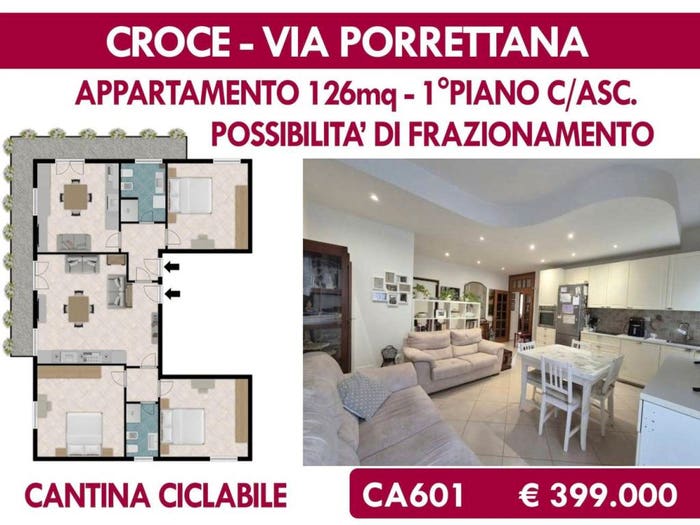 Appartamento con 5 locali in vendita in Via Porrettana, Talon Croce, Casalecchio di Reno