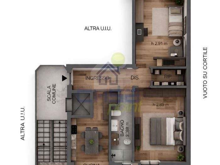Appartamento bilocale in vendita in Via Francesco Soldi c, San Bernardo Zaist, Cremona