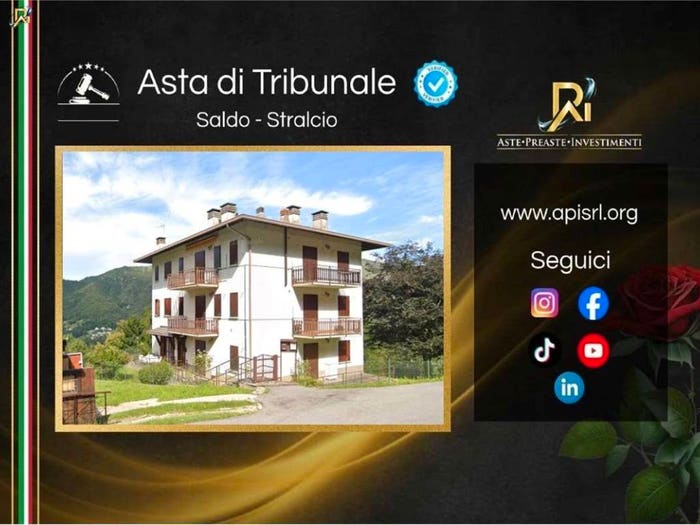 Appartamento trilocale in vendita in Via Don Locatelli, Costa Serina