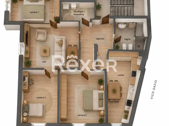 Appartamento con 5 locali in vendita in Vico Dazio, Centro, Ovada