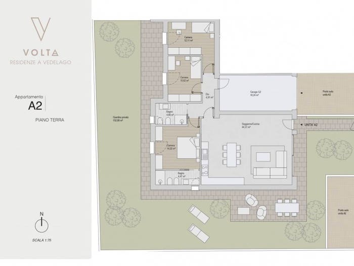Appartamento quadrilocale in vendita in Via Roma, Centro, Vedelago