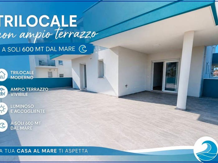Appartamento trilocale in vendita in Via Ennio Flaiano, Centro, Alba Adriatica