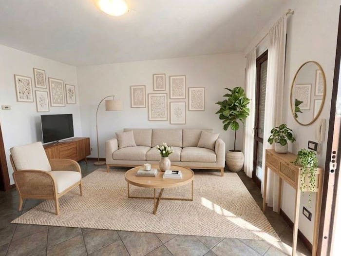 Appartamento trilocale in vendita in Via Monginevro, Fontanella
