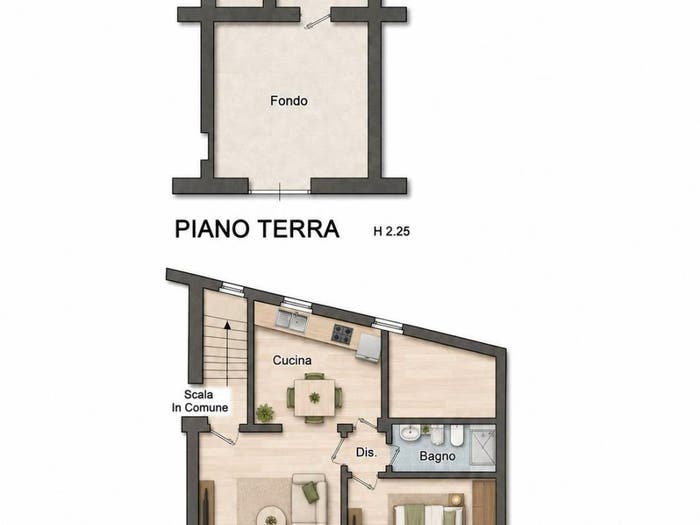 Appartamento quadrilocale in vendita in Frazione Fondi, Ponte Santa Lucia Colfiorito Annifo, Foligno
