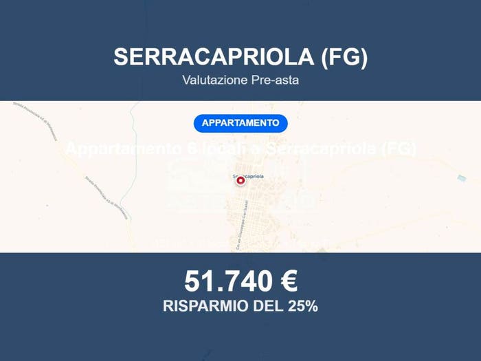 Appartamento con 6 locali in vendita in Via Magenta, Serracapriola