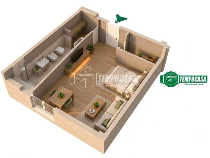Appartamento monolocale in vendita in Via Marina, Marina Di Montemarciano, Montemarciano