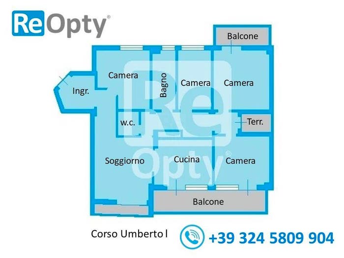 Appartamento quadrilocale in vendita in Corso Umberto I, Villa Verrocchio, Montesilvano