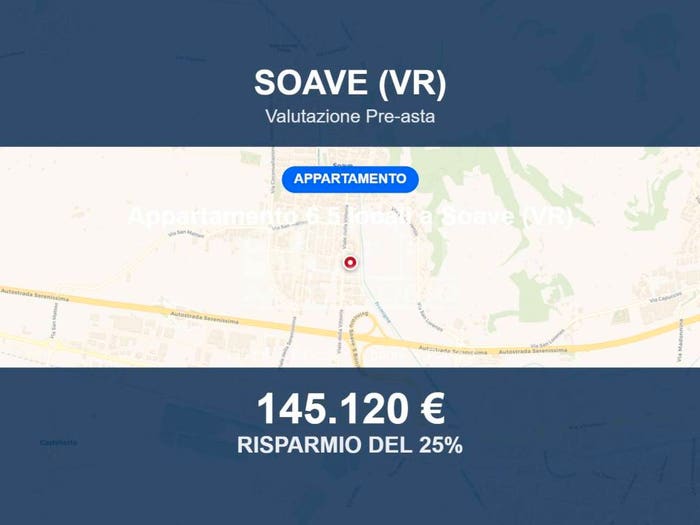Appartamento trilocale in vendita in Via Don Silvio Grigolin, Centro, Soave
