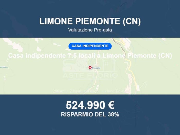 Casa con 6 locali in vendita in Via Saret Limonetto, Limonetto, Limone Piemonte