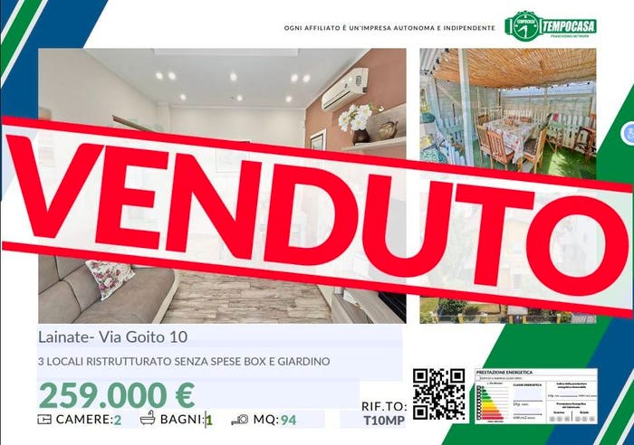Appartamento trilocale in vendita in Via Goito, Centro, Lainate