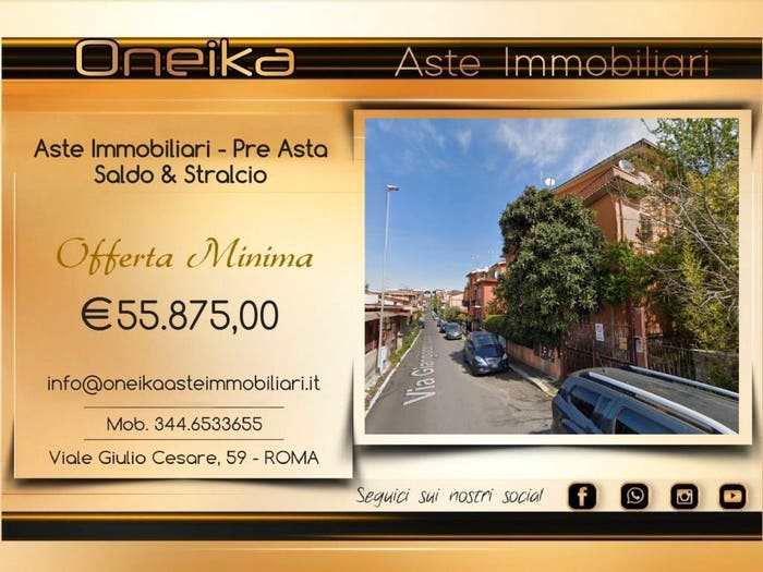 Appartamento trilocale in vendita in Via Giangiacomo Caraglio, Labaro, Roma