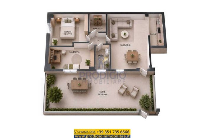 Appartamento trilocale in vendita in Margherita di Savoia