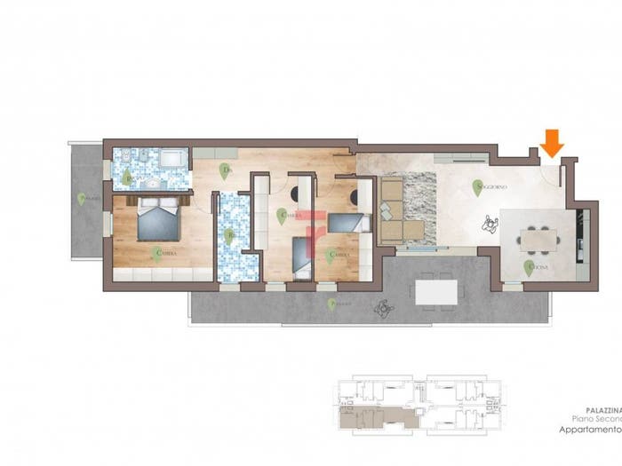 Appartamento quadrilocale in vendita in Via Baldon Don Domenico, Centro, Campodarsego