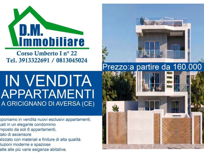 Appartamento con 5 locali in vendita in Corso Umberto I, Gricignano di Aversa