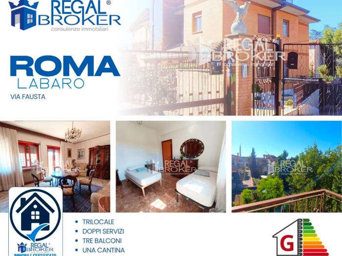 Casa trilocale in vendita in Via Fausta, Labaro, Roma