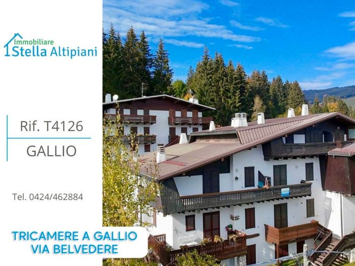Appartamento quadrilocale in vendita in Via Belvedere, Centro, Gallio