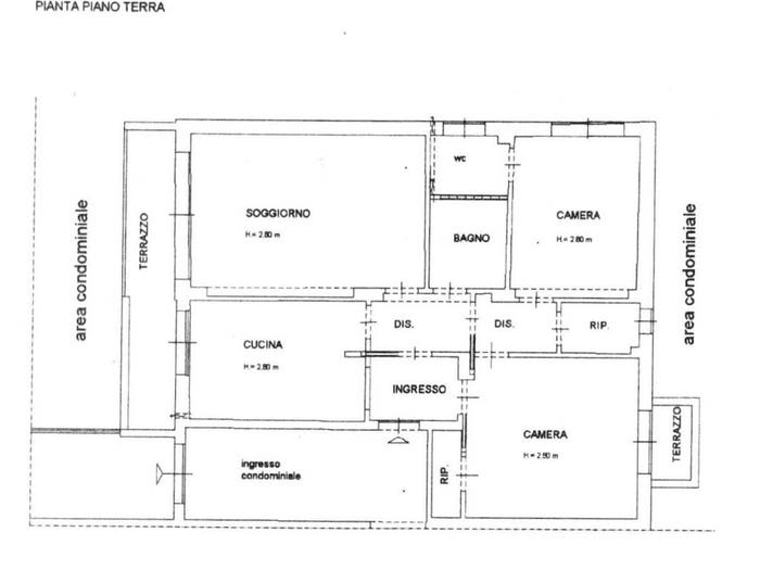 Appartamento quadrilocale in vendita in Via Angelo Battelli, San Francesco, Pisa