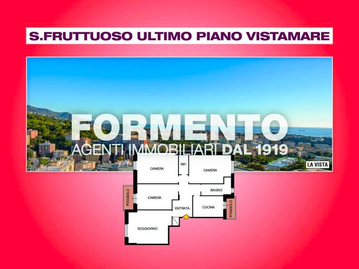 Appartamento con 6 locali in vendita in Via Sotto il Monte, San Fruttuoso, Genova