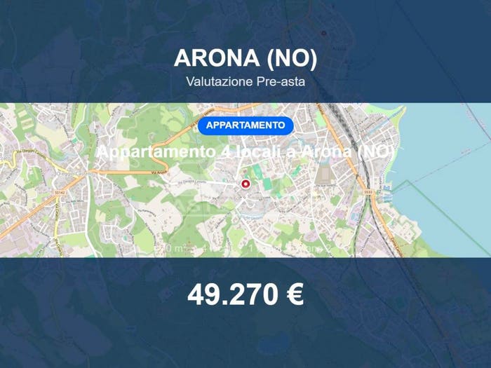 Appartamento quadrilocale in vendita in Via Pozzaccio, Centro, Arona