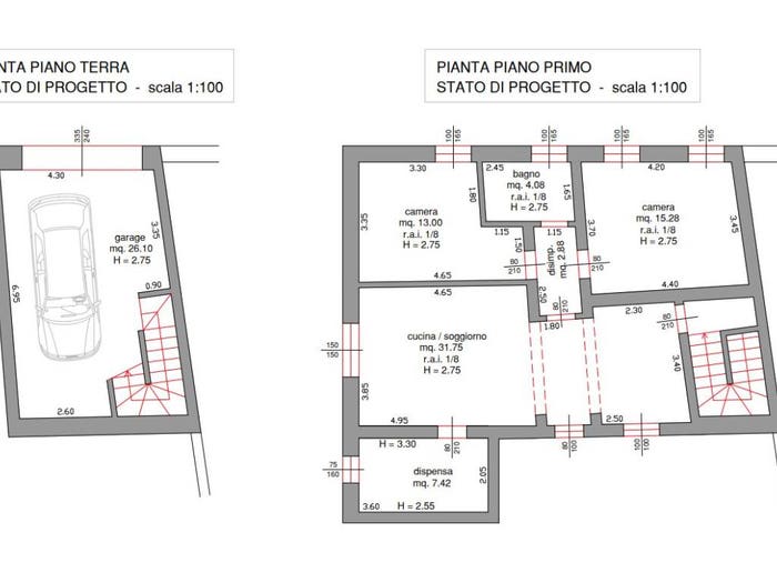 Appartamento quadrilocale in vendita in Via Giuseppe Mazzini, Centro, Leno