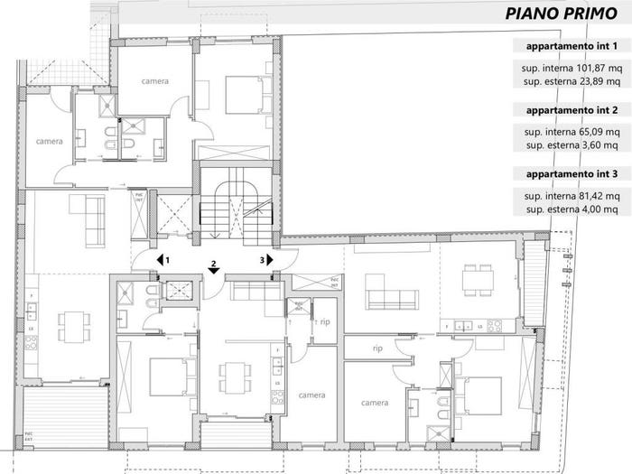 Appartamento trilocale in vendita in Via Dante Alighieri, Sacro Cuore Via Corato, Andria