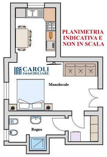 Appartamento monolocale in vendita in Centro Storico, Imola