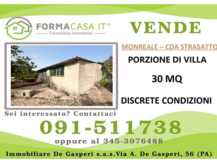 Casa monolocale in vendita in Strasatto, Monreale