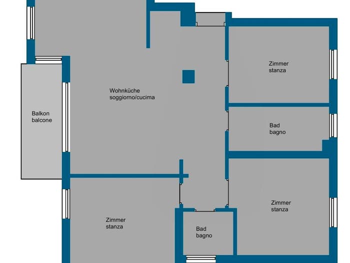 Appartamento quadrilocale in vendita in Via Alessandria, Don Bosco Firmiano, Bolzano