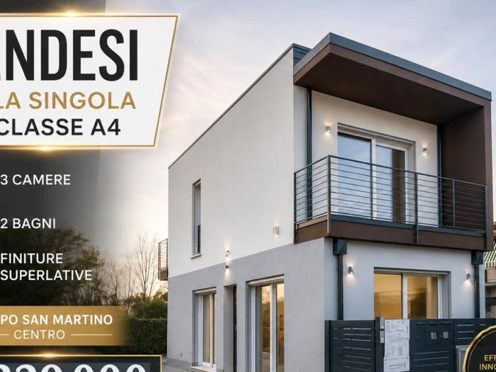Casa quadrilocale in vendita in Via Martiri della Libertà, Centro, Campo San Martino