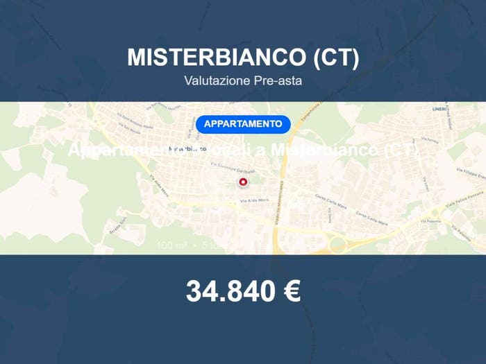 Appartamento trilocale in vendita in Via Albert Bruce Sabin, Centro, Misterbianco