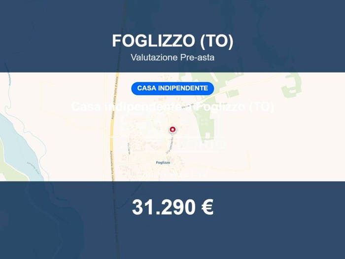 Casa quadrilocale in vendita in Via Umberto Primo, Foglizzo