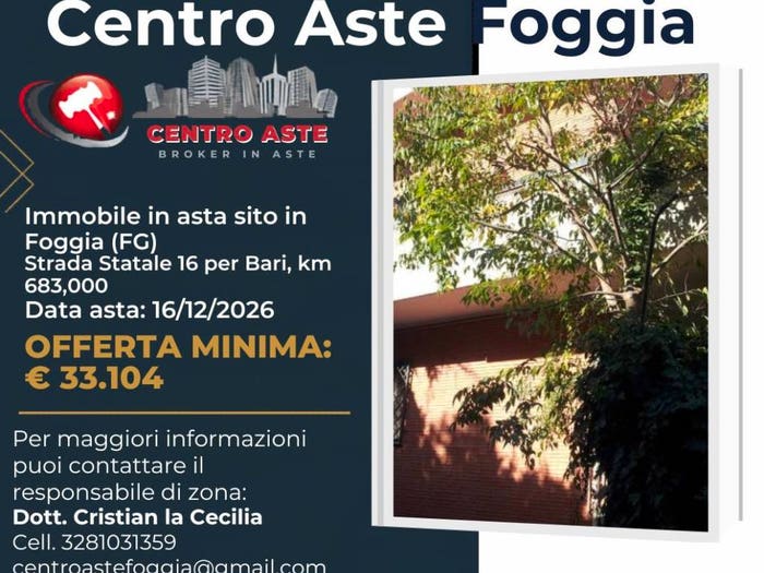 Casa trilocale in vendita in Strada Statale per Bari km Foggia FG Italia, Candelaro Via Lucera, Foggia