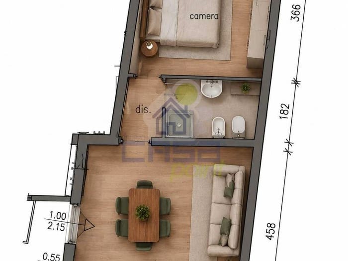 Appartamento bilocale in vendita in Via Brescia, Santa Maria San Bernardino Castelnuovo, Crema