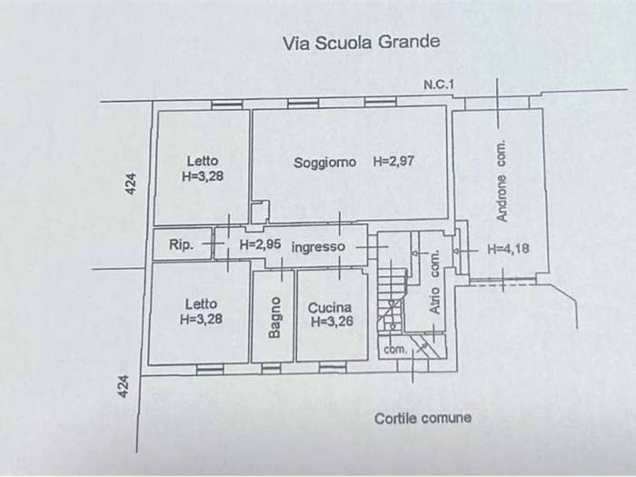 Appartamento con 5 locali in vendita in Centro, Mantova