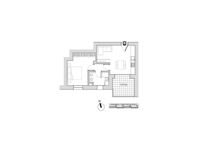 Appartamento bilocale in vendita in Via dei Carbonari, Centro Garibaldi, Casalecchio di Reno