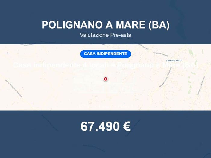Casa quadrilocale in vendita in Strada Comunale San Cosma delle Vigne, Centro, Polignano a Mare