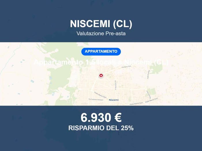 Appartamento bilocale in vendita in Via Tommaso Cannizzaro snc, Niscemi