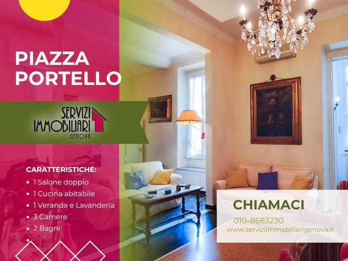 Appartamento con 6 locali in vendita in Piazza del Portello, Maddalena, Genova