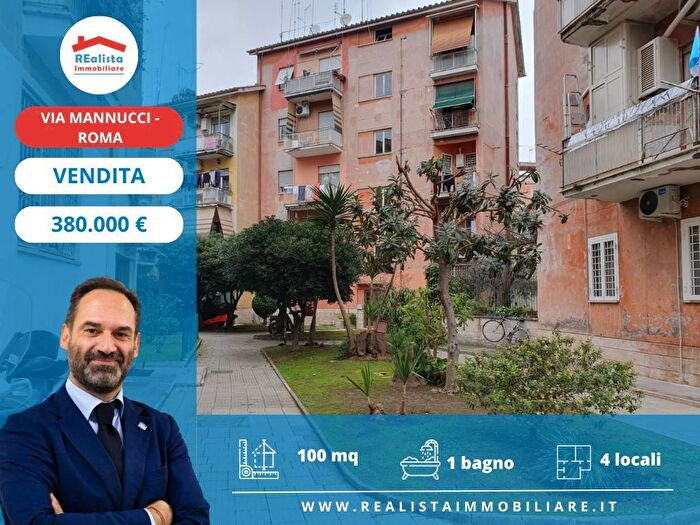 Appartamento quadrilocale in vendita in Via Antonio Mannucci, Garbatella, Roma
