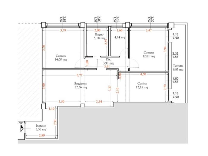 Appartamento quadrilocale in vendita in Via della Libertà, Centro, Poggibonsi