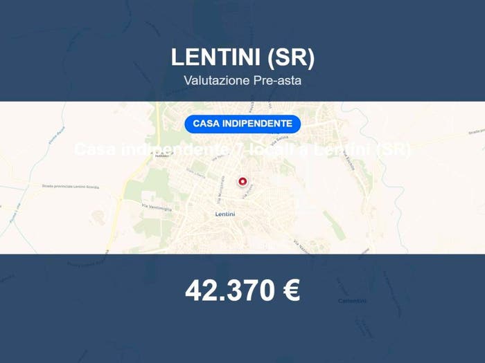 Casa con 6 locali in vendita in Via De Cristoforis e, Lentini